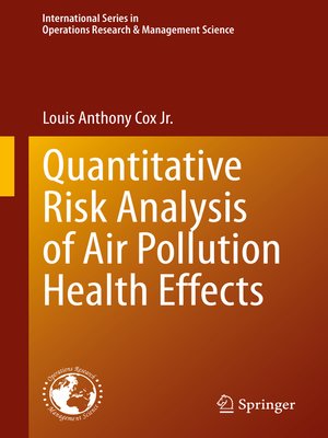 cover image of Quantitative Risk Analysis of Air Pollution Health Effects